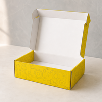 Boîte d'expédition en carton ondulé avec logo personnalisé, empilable, pour chaussures, robuste, pliable, emballage pour baskets