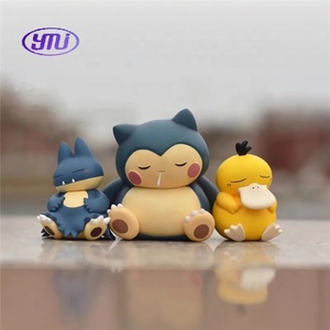Phổ Biến Loạt Ngủ Psyduck Snorlax Gonbe <span class=keywords><strong>Kabigon</strong></span> Anime Hình Đồ Chơi Dễ Thương Phiên Bản Hoạt Hình Bộ Sưu Tập Búp Bê PVC Mô Hình - Product Image 1