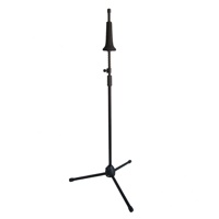Support de sol pour trombone basse de milieu de gamme avec présentoir à tirette pour instruments de musique