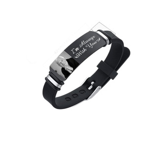 Bracciale personalizzato con immagine in acciaio inox Gel di silice <span class=keywords><strong>coppia</strong></span> con disegno di personalizzazione foto bracciale - Product Image 5