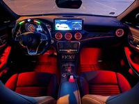 Pour Benz Air Vent Turbine Buse Atmosphère Lampe W176 W205 W213 W222 W447 W117 W156 X253 LED Voiture Lumière Ambiante A/C/E/CLA/GLA/GLC