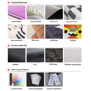 שטיח אמבטיה מותאם אישית, ייבוש מהיר, סופג מים חזק, נגד החלקה, שטיח קטיפה לחדר שינה - Product Image 4