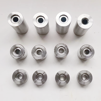 Stainless Steel 304 Spacer Rivet Fasteners Polished Finish 42mm Length for Indoor/Outdoor Applications