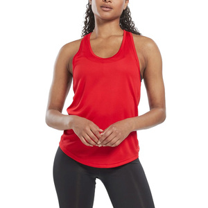 Camiseta sin mangas con espalda descubierta para mujer, en tela resistente, ideal para uniformes de estudio, clases en grupo y kits promocionales de fitness. - Product Image 2