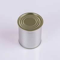Boîtes de conserve rondes de qualité alimentaire, boîtes métalliques pour sardines, poisson, pâte de tomate, haricots