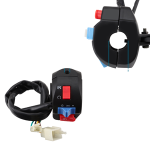 Commutateur de poignée de moto multifonctionnel <span class=keywords><strong>à</strong></span> 3 fonctions compatible avec les modèles de <span class=keywords><strong>scooter</strong></span> et de VTT 50cc <span class=keywords><strong>70cc</strong></span> 90cc 110cc 125cc - Product Image 1