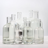 Fabricant de bouteilles en verre, bouteilles de vin en verre cristal vides personnalisées, 500 ml, 750 ml