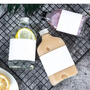 16oz 500ml Vòng chai sữa thủy tinh 250ml 350ml chai nước trái cây Thủy Tinh cho nước giải khát - Product Image 3