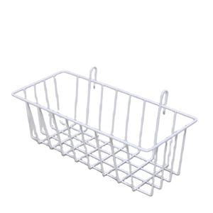 Petit panier suspendu en maille, <span class=keywords><strong>étagère</strong></span> <span class=keywords><strong>murale</strong></span> en <span class=keywords><strong>fer</strong></span> <span class=keywords><strong>forgé</strong></span> pour salle de bain et cuisine, <span class=keywords><strong>étagère</strong></span> pratique suspendue - Product Image 2