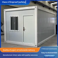 Conteneur pliable en acier léger respirant 2025, installation rapide en 15 minutes, design moderne, construction préfabriquée économique pour chantier maritime
