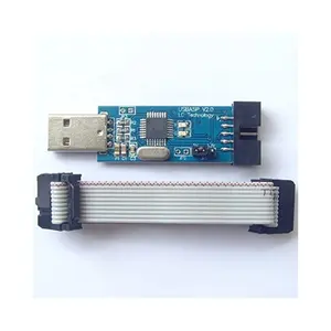 Mô-đun USBASP V2.0 Lập Trình Viên USBISP AVR USB ISP USB ASP ATMEGA8 ATMEGA128 Hỗ Trợ Win7 64