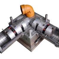 Fabricante de inyección de moldes de plástico UPVC de núcleo plegable para accesorios de plástico Moldes de calidad superior