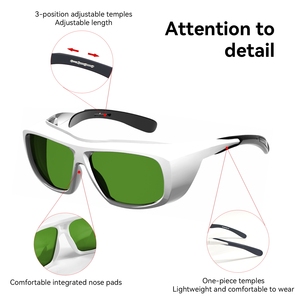 765-865nm 808nm od6 tùy chỉnh laser bảo vệ ống kính kính bảo vệ cho hàn cắt khắc laser an toàn Kính Goggle - Product Image 4