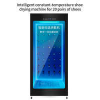 Séchoir à chaussures automatique et intelligent en acier inoxydable avec odeur d'ozone UV séchoir à chaussures électrique commercial avec 20 chaussures de Paris