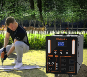 Công suất lớn 6500wh Trạm điện cầm tay 5000W năng lượng mặt trời Máy phát điện năng lượng mặt trời bảng điều khiển không dây sạc điện trạm - Product Image 4