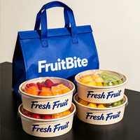 Bols en papier kraft jetables résistants à la graisse avec couvercles, personnalisables avec logo, pour emballage alimentaire à emporter (soupe, salade) pour la restauration en gros