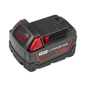 Batería Recargable de Iones de Litio de 18V para Taladro, Compatible con <span class=keywords><strong>Milwaukee</strong></span> <span class=keywords><strong>M18</strong></span> 48-11-1890, 48-11-1850, 48-11-1828, 48-11-1820 - Product Image 1