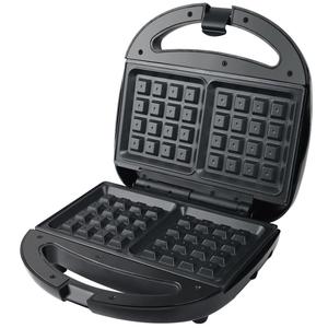 Macchina per Sandwich multifunzione a 2 fette, macchina elettrica per pane, macchina per Waffle, piastre per ossa quadrate portatili per uso domestico - Product Image 3
