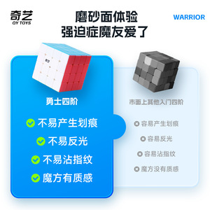 Cubo Mágico Qiyi Warrior 4x4, Rompecabezas de Velocidad Suave para Entrenamiento Cerebral Juvenil - Product Image 4