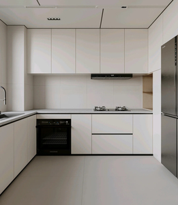 Armoire de cuisine en laque pour une maison innovante qui allie attrait esthétique et durabilité Armoires personnalisées Cuisine - Product Image 4