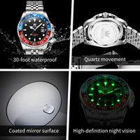 Montre Olevs 5657 OEM de luxe, fabrication sur mesure, logo personnalisé, marque sportive, mode, étanche, acier inoxydable, quartz lumineux