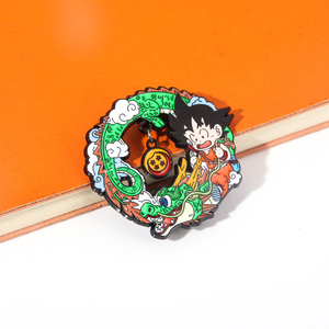 Broche de Anime Dragon Ball Más Barato de Fábrica, Pin de Solapa de <span class=keywords><strong>Son</strong></span> Goku Shenron, Insignia Conmemorativa de Akira Toriyama de Cuatro Planetas - Product Image 2