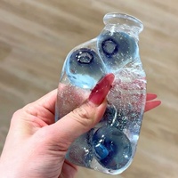 Vaseline Fruit Milk Bottle & Message-in-a-Bottle Squishy, Slow Rebound Fidget, Low-Odor Squeeze voor tieners & volwassenen, Party Favor