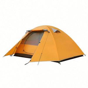 Tente haut de gamme ultralégère imperméable à ouverture automatique rapide, autoportante, double couche, 4 saisons, coupe-vent, Ripstop PU4000, 2 portes - Product Image 1