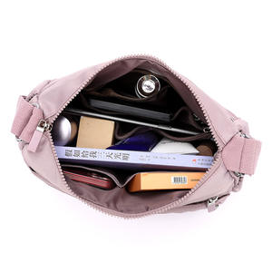 Bolso de Hombro Cuadrado Horizontal para Mujer LJDZ001, Azul, Multicapa, Resistente al Agua, con Cierre de Cremallera, para Uso Diario - Product Image 2