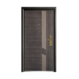 Portes Extérieures en Acier PHIPULO Résistantes aux Intempéries, Points de Verrouillage Multiples, Portes Résidentielles, Portes d'Entrée Décoratives - Product Image 4