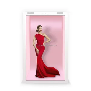 86inch Human Size Interactive 3D Hologram Box Touchscreen Lcd Display Real Time Projection Transparent LCD Showcase