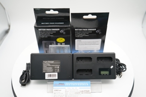 Les batteries Triple <span class=keywords><strong>EN</strong></span>-<span class=keywords><strong>EL14</strong></span>/<span class=keywords><strong>EN</strong></span>-EL14a et <span class=keywords><strong>chargeur</strong></span> USB LCD compatibles pour Nikon - Product Image 2