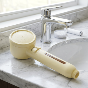 Cabezal <span class=keywords><strong>de</strong></span> Ducha <span class=keywords><strong>de</strong></span> Alta Presión con Doble Filtro, Elimina el Cloro, 3 Modos, Ducha Manual con Cepillo <span class=keywords><strong>de</strong></span> Masaje para el Cuero Cabelludo, para el Cuidado <span class=keywords><strong>de</strong></span> <span class=keywords><strong>la</strong></span> Piel y el Cabello - Product Image 3