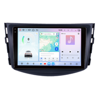 Lecteur audio de voiture 9 pouces avec écran Incell, compatible Android 15, caméra de recul, DSP, 4G LTE, GPS, radio stéréo pour Toyota RAV4 2007-2013