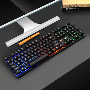 Có Dây Trò Chơi Bàn Phím Chuột Combos <span class=keywords><strong>LED</strong></span> Backlit Ánh Sáng Arabic Tây Ban Nha Nga Bố Trí ABS Vật Liệu Nhựa Gamer Của Sự Lựa Chọn Trong Kho - Product Image 2