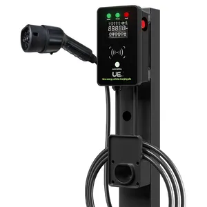 Bộ Sạc AC EV UE7kw IEC 62196-2 Với Bộ Sạc Ev Cấp 2 Loại 2 Gắn Sàn Màn Hình 4.3 Bộ Sạc Điện Năng Lượng Mặt Trời Cho Xe Hơi Cấp 2 Ev C