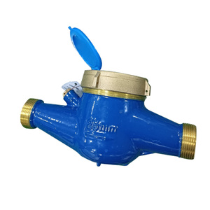 DN25 Corps en laiton <span class=keywords><strong>de</strong></span> type sec personnalisable OEM Multi Jet R100 <span class=keywords><strong>Compteur</strong></span> d'eau mécanique - Product Image 1