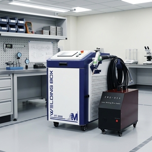 Machine de soudage laser à fibre portative MINGZU 5-en-1 jusqu'à 3000W, facile à utiliser pour les applications de batteries au lithium, intégrée et portative - Product Image 1