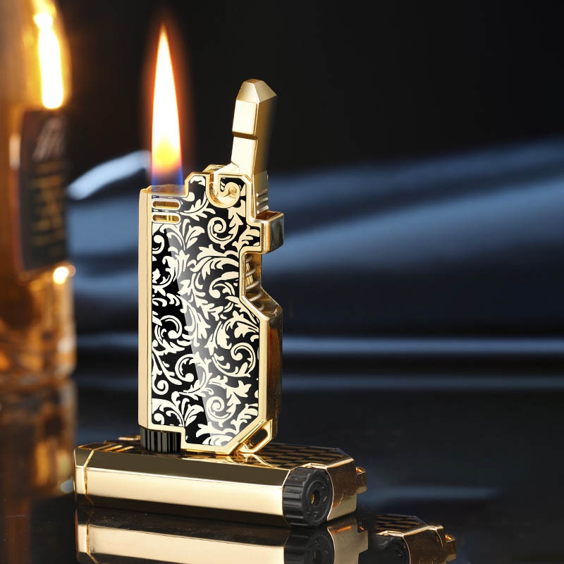 gas cigarette lighter hi-res stock photography and images Plastic (Other) High-Quality Refillable Gas Lighter Stylish,