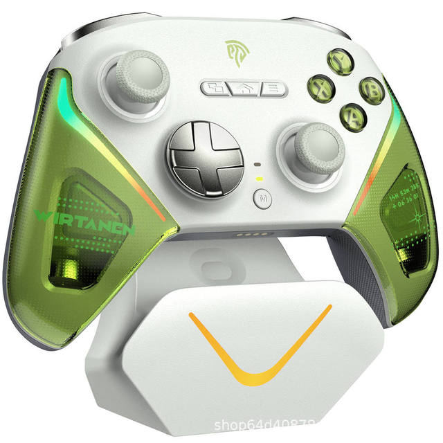 Wireless Tri Mode Gamepad Hall Effect Joystick Six Axis Gyro Anti Drift for Switch Android IOS PC