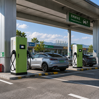 Station de recharge rapide pour véhicules électriques HPC 240 kW à refroidissement liquide, chargeur commercial intelligent CCS2 GB/T