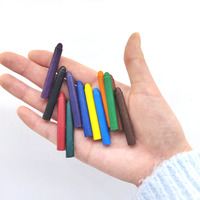 Crayones de Cera para Dibujo Artístico No. 66, Ecológicos, No Tóxicos, con Certificación CE, Juego de 12 Colores en Caja, para Niños