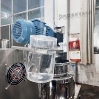 Cuve de mélange mobile électrique 50L en acier inoxydable avec agitateur pour liquides