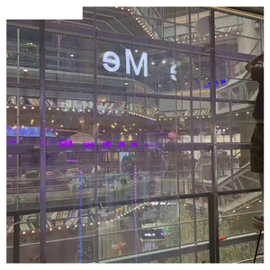 Ledful độ nét cao cao sáng hơn 85% 80% 70% minh bạch LED hiển thị cửa sổ kính p3.9 - Product Image 4