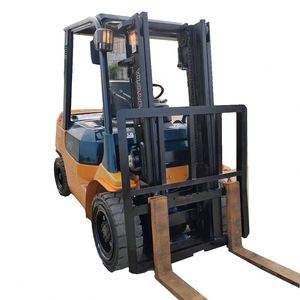 For 7F 3T Manual Forklift Used High Efficiency Diesel Machinery <b>Transporting</b> Terrain Original Paint Repair 2020 Model - Product Image 1
