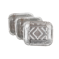 Conteneur alimentaire en aluminium recyclable de 230 ml avec couvercle en PET de qualité alimentaire pour l'emballage alimentaire
