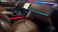 Kit de Luces LED para Automóvil, Estilo Matriz de Puntos Coloridos Symphony, Actualización de Luz Ambiental para Land Rover Range Rover Sport 2023-2025