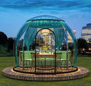 Hôtel transparent de tente de dôme de maison de <span class=keywords><strong>bulle</strong></span> de Glamping de polycarbonate extérieur - Product Image 4