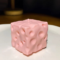 Jouet Squishy Géant Transparent ASMR en Forme de Fromage, Doux, Amusant, Sans Rebondissement, Satisfaisant, Idéal pour les Fêtes, Effet Vaseline