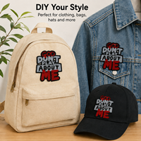 Patchs de lettres personnalisés en sequins, citation inspirante sur la foi, appliqué brodé thermocollant pour vêtements